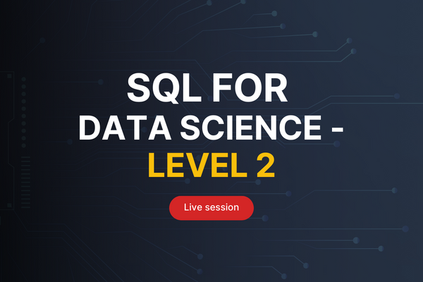 Live SQL for Data Science - Level 2
